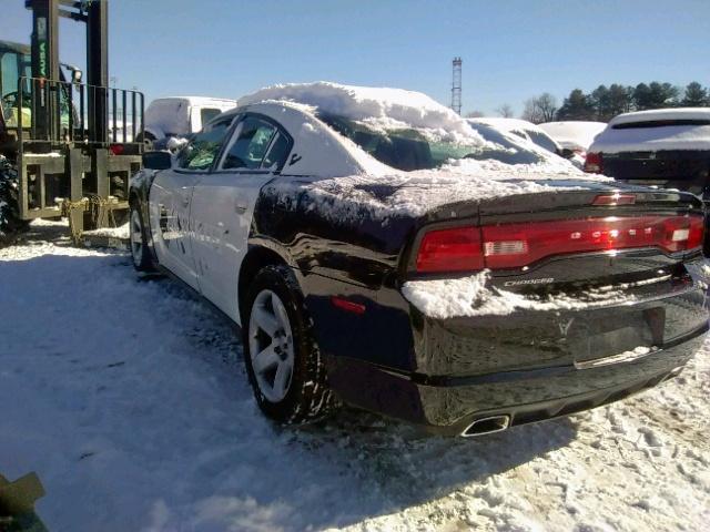 2C3CDXAT7CH267949 - 2012 DODGE CHARGER PO BLACK photo 3