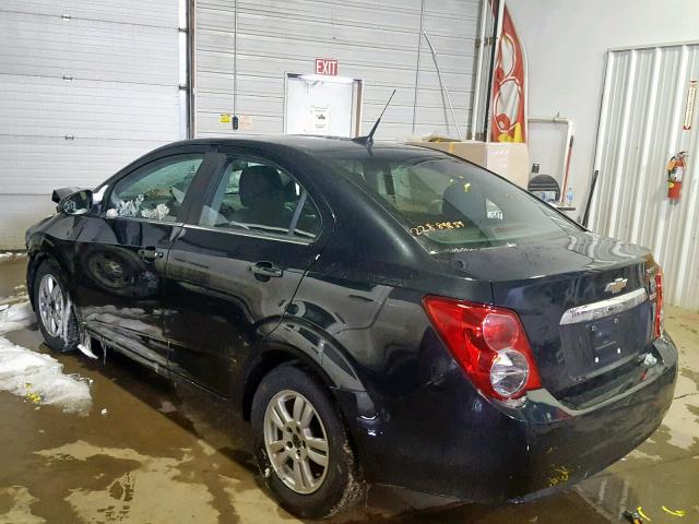 1G1JC5SB6D4133439 - 2013 CHEVROLET SONIC LT 黑色 照片 3