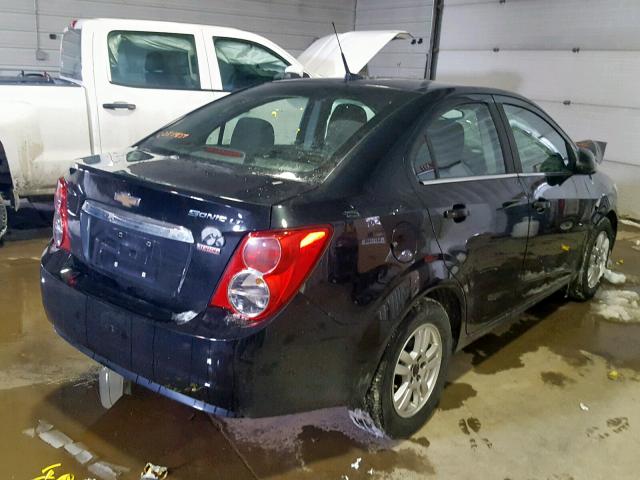 1G1JC5SB6D4133439 - 2013 CHEVROLET SONIC LT 黑色 照片 4