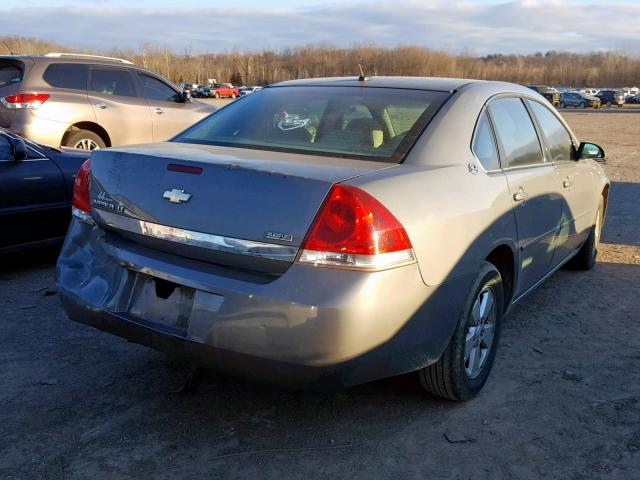 2G1WT58K179185012 - 2007 CHEVROLET IMPALA LT GRAY photo 4