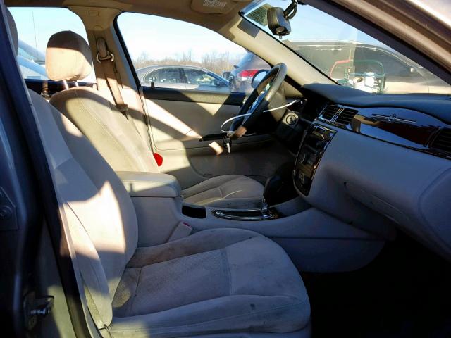 2G1WT58K179185012 - 2007 CHEVROLET IMPALA LT GRAY photo 5