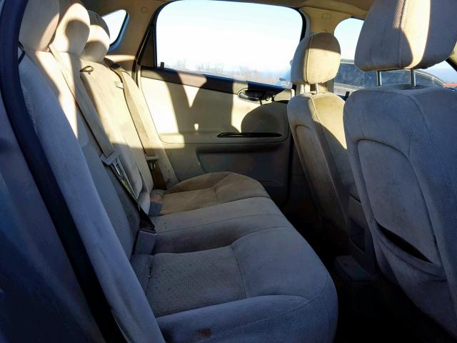 2G1WT58K179185012 - 2007 CHEVROLET IMPALA LT GRAY photo 6
