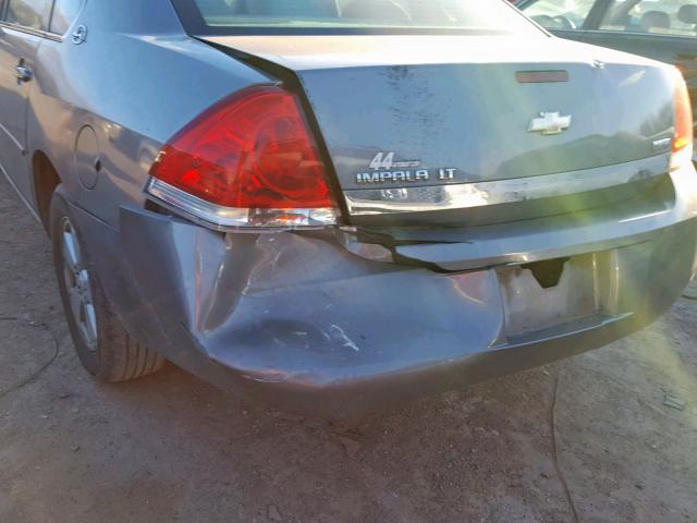 2G1WT58K179185012 - 2007 CHEVROLET IMPALA LT GRAY photo 9