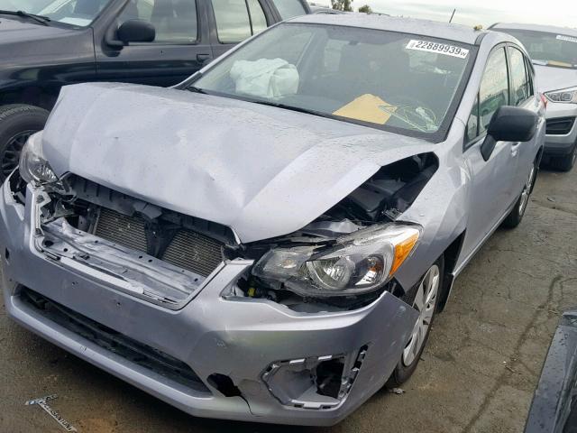 JF1GPAA62CH201820 - 2012 SUBARU IMPREZA BA SILVER photo 2