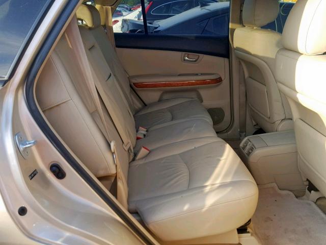 JTJGW31U772003201 - 2007 LEXUS RX 400H GOLD photo 6