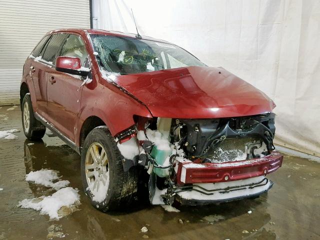 2FMDK48C38BA18080 - 2008 FORD EDGE SEL MAROON photo 1