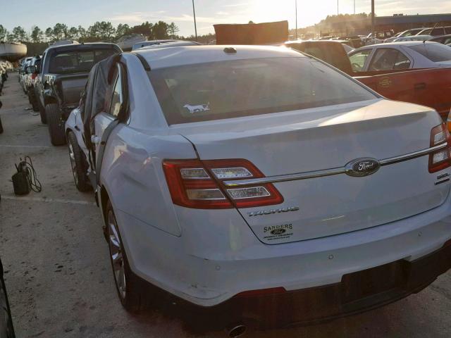 1FAHP2E8XEG152106 - 2014 FORD TAURUS SEL WHITE photo 3