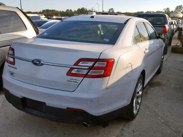 1FAHP2E8XEG152106 - 2014 FORD TAURUS SEL WHITE photo 4