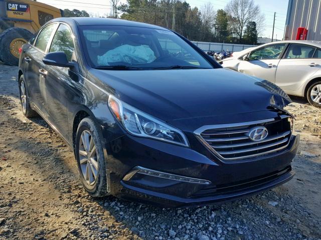 5NPE24AA0FH139345 - 2015 HYUNDAI SONATA ECO BLACK photo 1