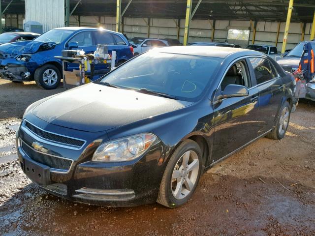 1G1ZJ57B49F155260 - 2009 CHEVROLET MALIBU 2LT BLACK photo 2