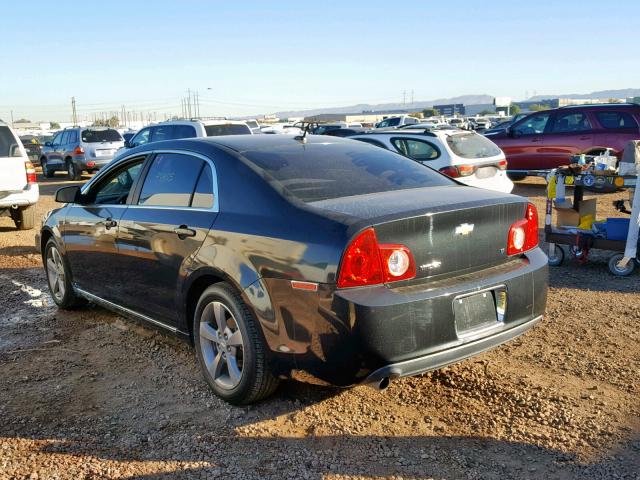 1G1ZJ57B49F155260 - 2009 CHEVROLET MALIBU 2LT BLACK photo 3