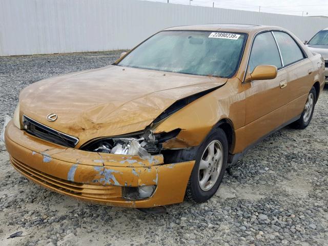 JT8BF22G4V0041959 - 1997 LEXUS ES 300 GOLD photo 2