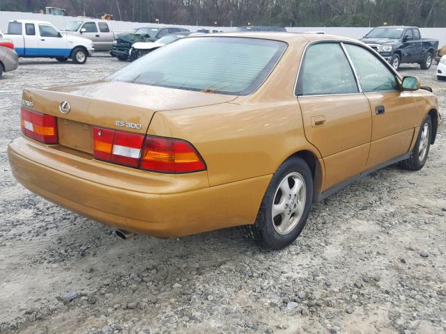 JT8BF22G4V0041959 - 1997 LEXUS ES 300 GOLD photo 4