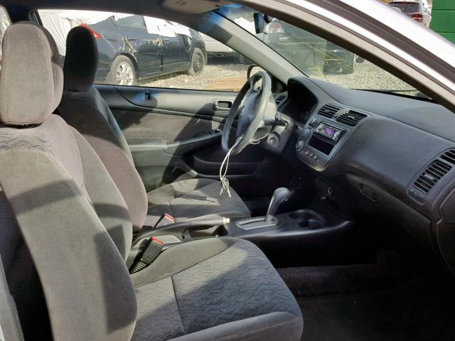 1HGEM22571L071180 - 2001 HONDA CIVIC LX 银色 照片 5