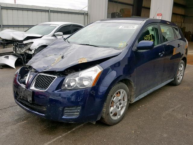 5Y2SP67009Z465609 - 2009 PONTIAC VIBE BLUE photo 2