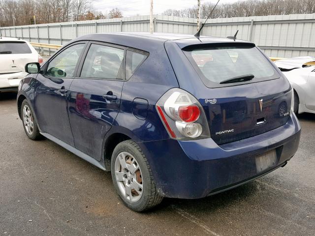 5Y2SP67009Z465609 - 2009 PONTIAC VIBE BLUE photo 3