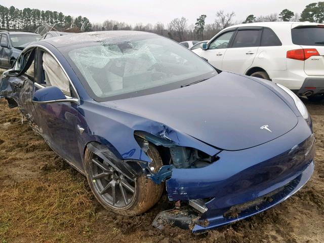 5YJ3E1EA8JF155789 - 2018 TESLA MODEL 3 BLUE photo 10