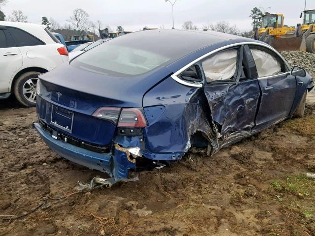 5YJ3E1EA8JF155789 - 2018 TESLA MODEL 3 BLUE photo 9