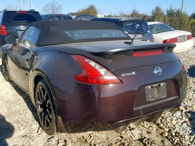 JN1AZ4FH6AM300122 - 2010 NISSAN 370Z BLACK photo 3