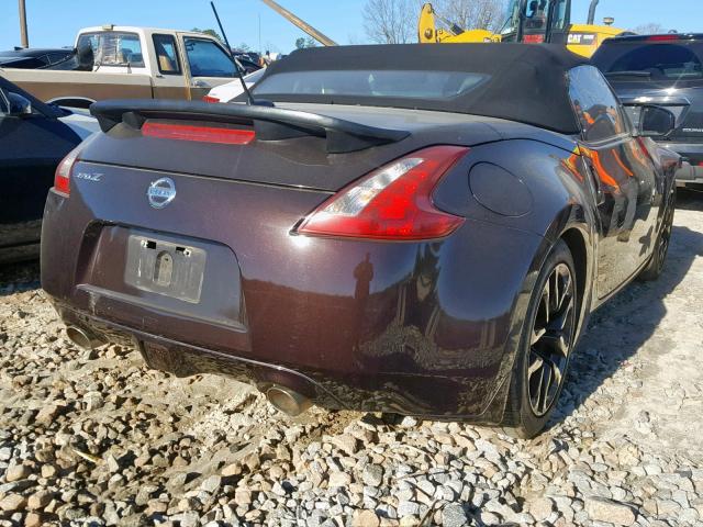 JN1AZ4FH6AM300122 - 2010 NISSAN 370Z BLACK photo 4