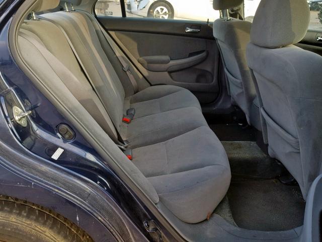 1HGCM56157A080609 - 2007 HONDA ACCORD VAL BLUE photo 6