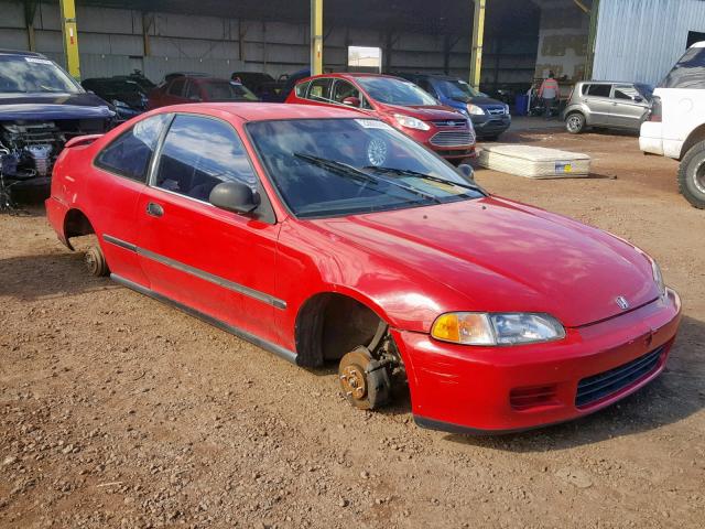 2HGEJ2126RH503802 - 1994 HONDA CIVIC DX RED photo 1