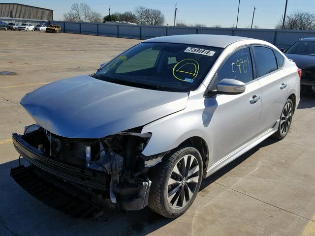 3N1AB7AP9GY256966 - 2016 NISSAN SENTRA S 银色 照片 2