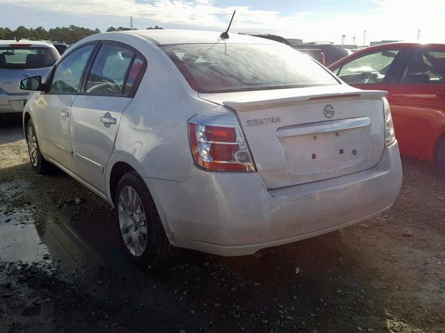 3N1AB6AP7BL698533 - 2011 NISSAN SENTRA 2.0 WHITE photo 3