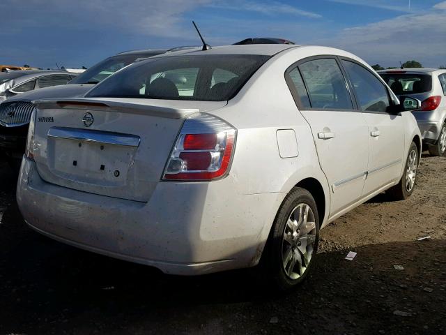 3N1AB6AP7BL698533 - 2011 NISSAN SENTRA 2.0 WHITE photo 4