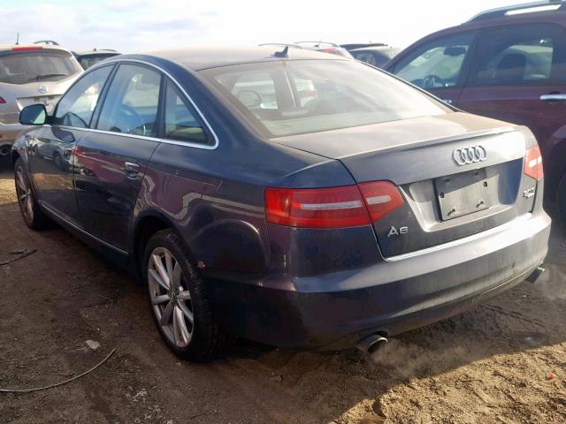 WAUKGAFB6AN016031 - 2010 AUDI A6 PRESTIG BLUE photo 3