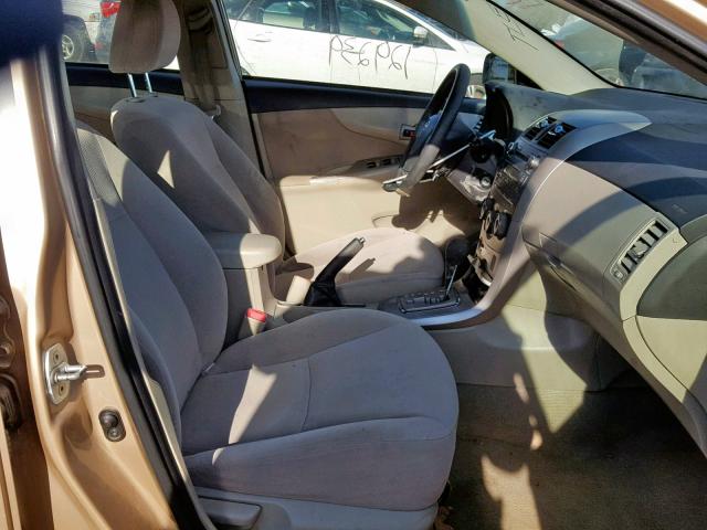 JTDBU4EE9B9133914 - 2011 TOYOTA COROLLA BA BEIGE photo 5