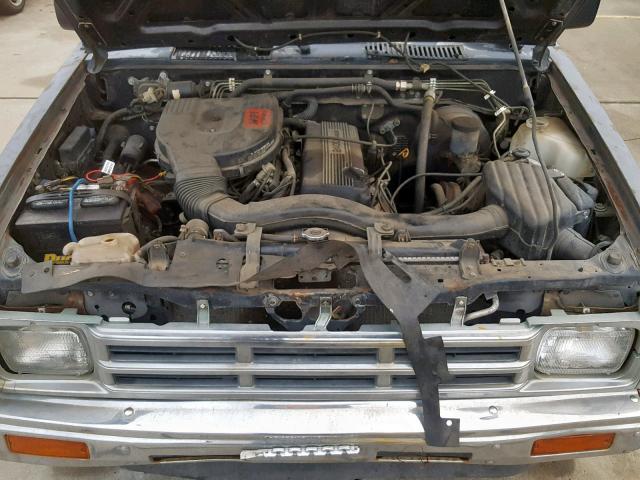 1N6SD11S6LC350901 - 1990 NISSAN D21 SHORT BLACK photo 7