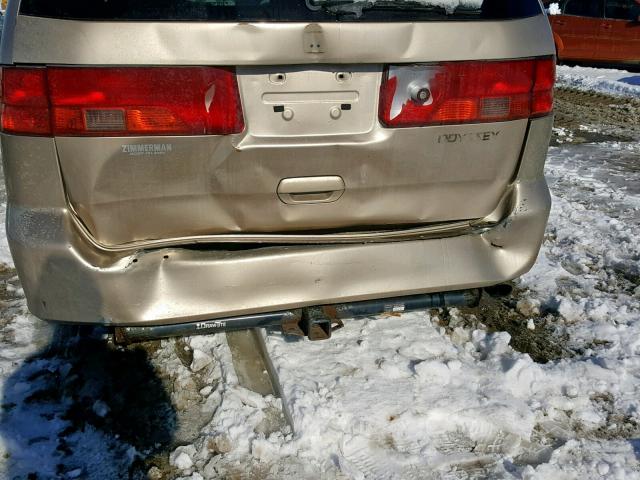 2HKRL18631H568177 - 2001 HONDA ODYSSEY EX ذهبي صورة 9