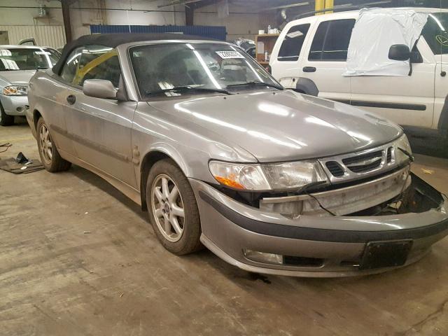 YS3DF75K337013493 - 2003 SAAB 9-3 SE GRAY photo 1