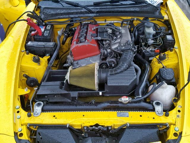 JHMAP11412T005621 - 2002 HONDA S2000 YELLOW photo 7