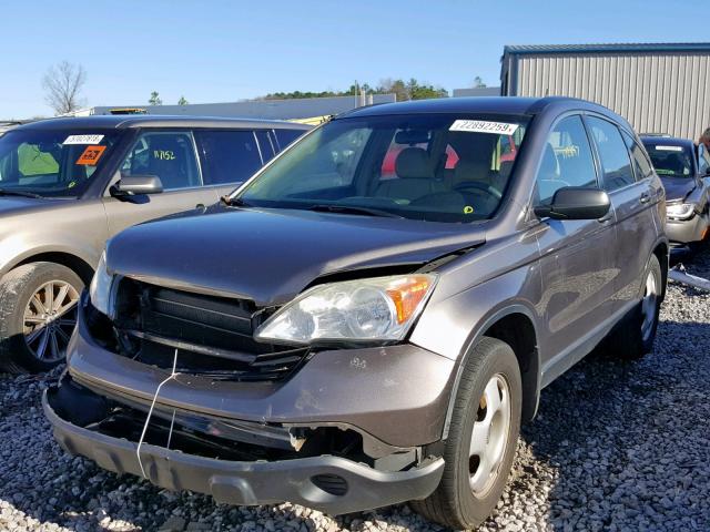 3CZRE38339G707055 - 2009 HONDA CR-V LX GOLD photo 2