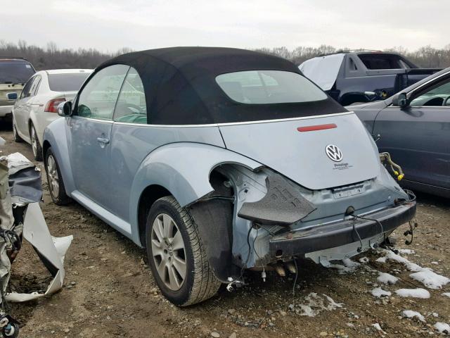 3VWRG31Y19M409253 - 2009 VOLKSWAGEN NEW BEETLE Mavi foto 3