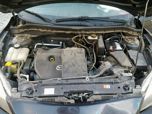 JM1BL1UG7B1375779 - 2011 MAZDA 3 I Czarny zdjęcie 7