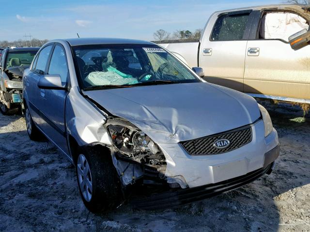 KNADE123066121940 - 2006 KIA RIO SILVER photo 1