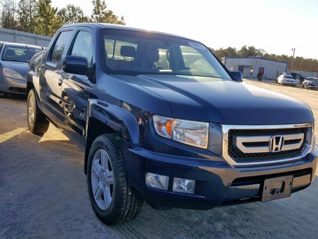 5FPYK1F50BB008889 - 2011 HONDA RIDGELINE BLUE photo 1