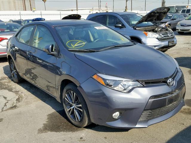 5YFBURHE5GP520776 - 2016 TOYOTA COROLLA L GRAY photo 1