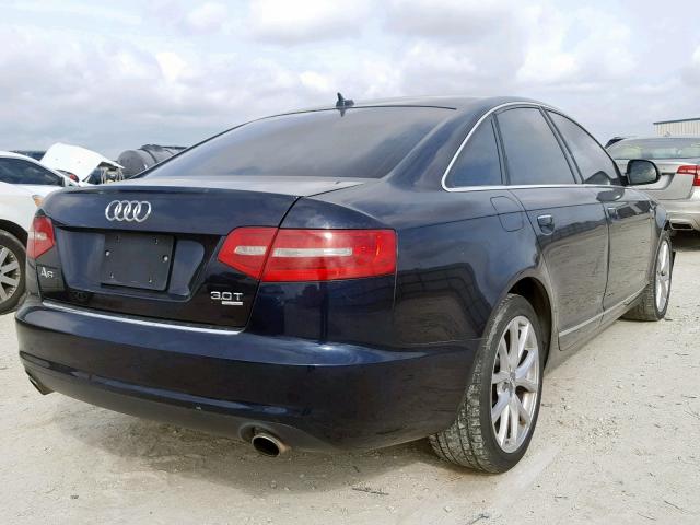 WAUFGAFB1AN011210 - 2010 AUDI A6 PREMIUM BLUE photo 4