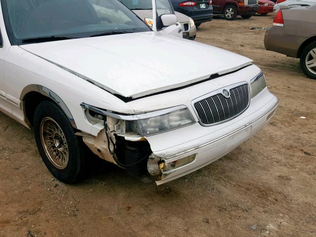 2MELM75W2VX694768 - 1997 MERCURY GRAND MARQ WHITE photo 9