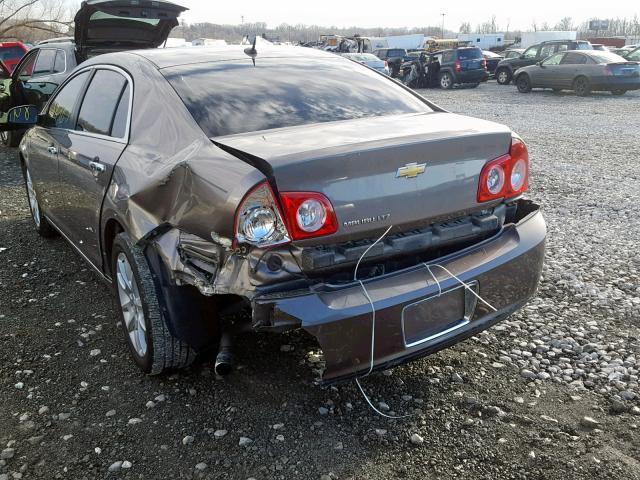 1G1ZE5E17BF346238 - 2011 CHEVROLET MALIBU LTZ BROWN photo 3