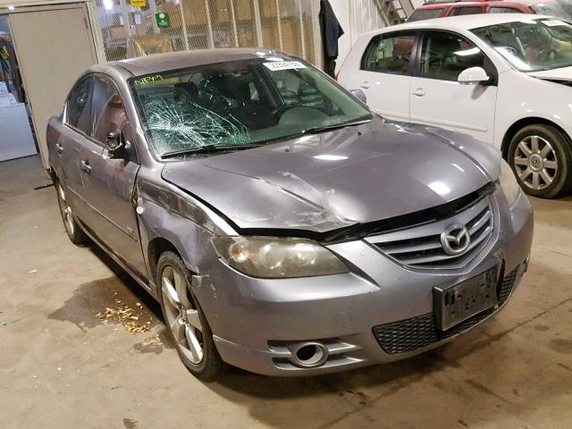 JM1BK323851249904 - 2005 MAZDA 3 S GRAY photo 1