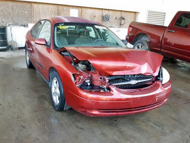 1FAFP55U01A108165 - 2001 FORD TAURUS SES BURGUNDY photo 1