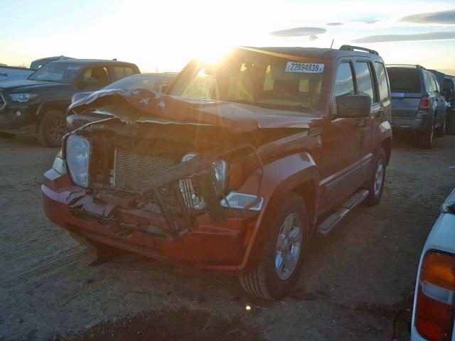 1J8GN28K29W513092 - 2009 JEEP LIBERTY SP ORANGE photo 2