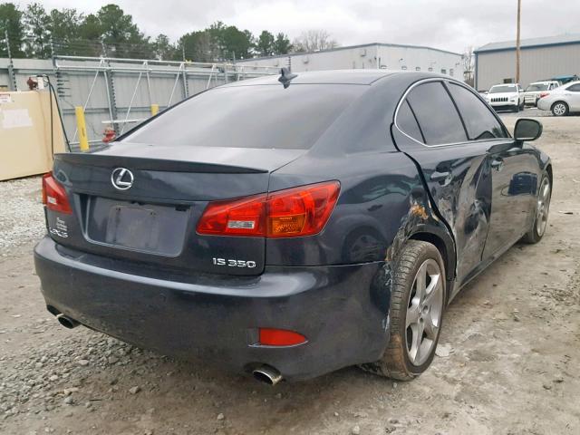 JTHBE262975016529 - 2007 LEXUS IS 350 GRAY photo 4