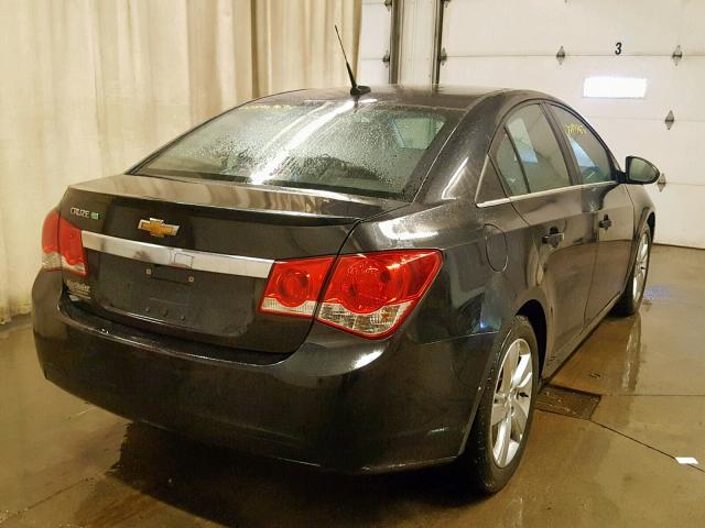 1G1P75SZ4E7295081 - 2014 CHEVROLET CRUZE BLACK photo 4