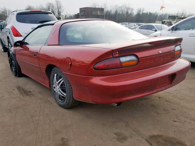 2G1FP22K6V2145297 - 1997 CHEVROLET CAMARO BAS BURGUNDY photo 3